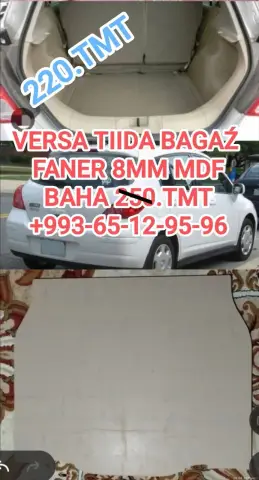 VERSA TIIDA BAGAŹ FANER MDF 8MM