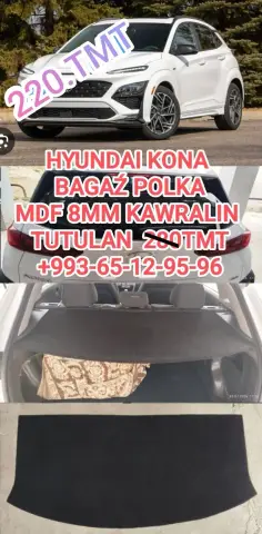 HYUNDAI KONA BAGAŹ POLKA MDF 8MM