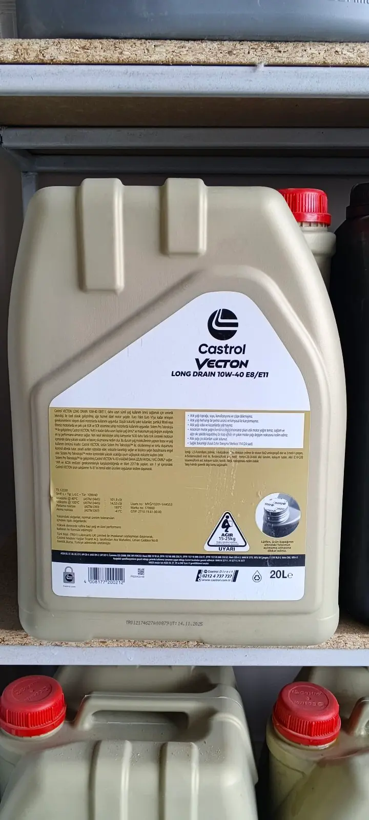 Castrol 10W-40 E8/E11 1