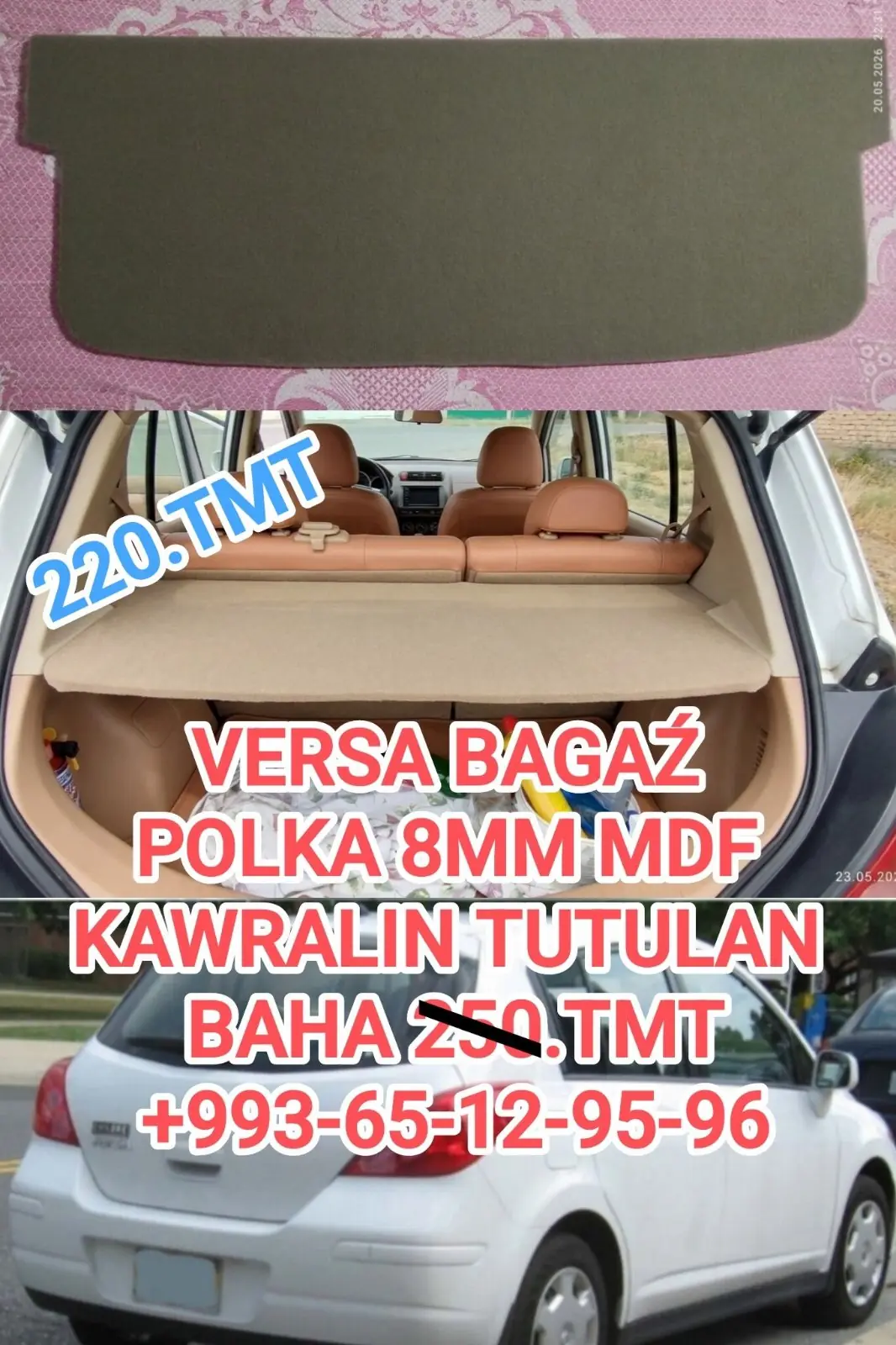 WERSA BAGAŹ POLKA MDF 8MM 2