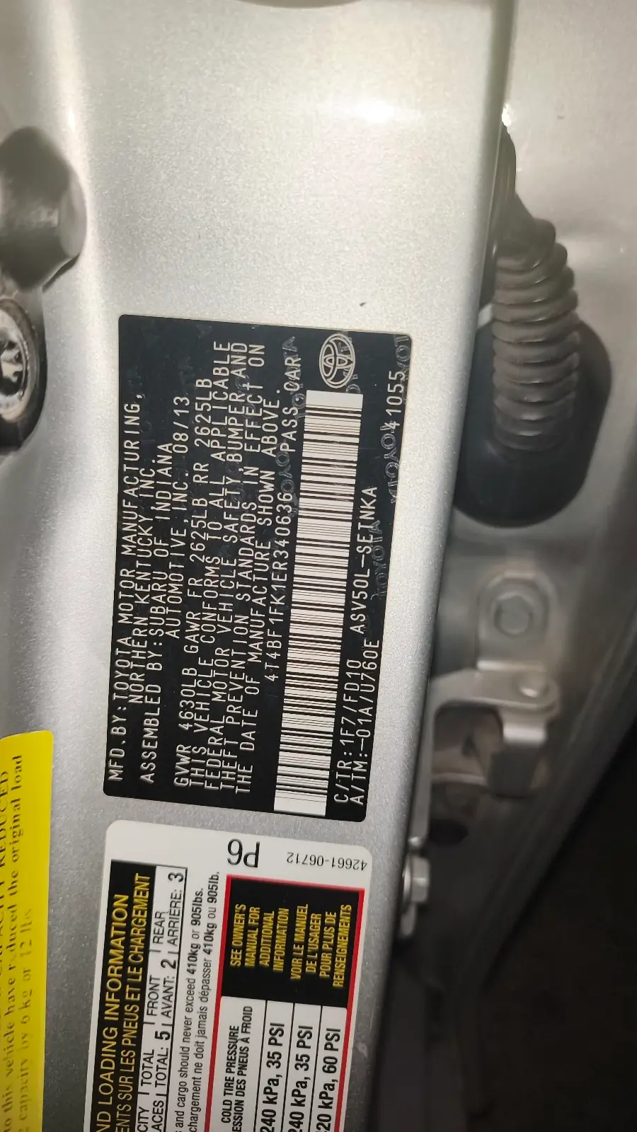2014 TOYOTA Camry 7