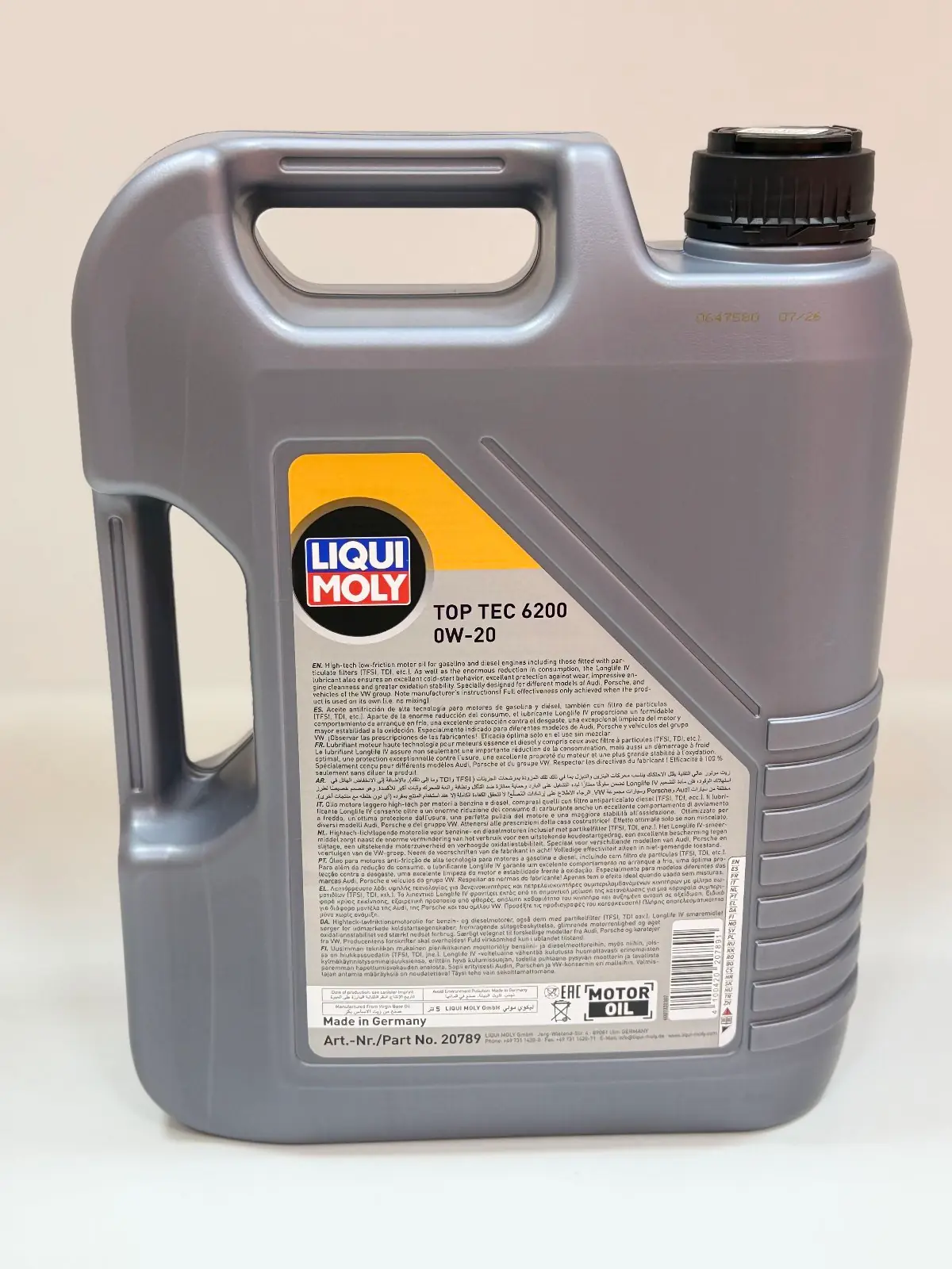 LIQUI MOLY TOP TEC 6200 0W20 2