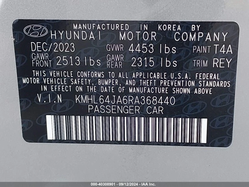 2024 Hyundai Sonata Sel 15