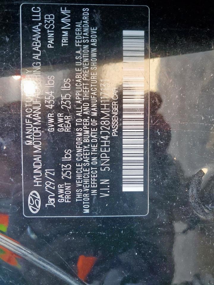 2021 Hyundai Sonata Limited 20