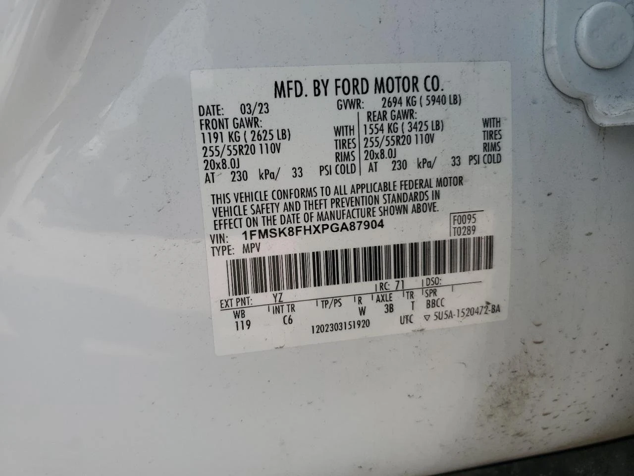 2023 Ford Explorer Limited 13