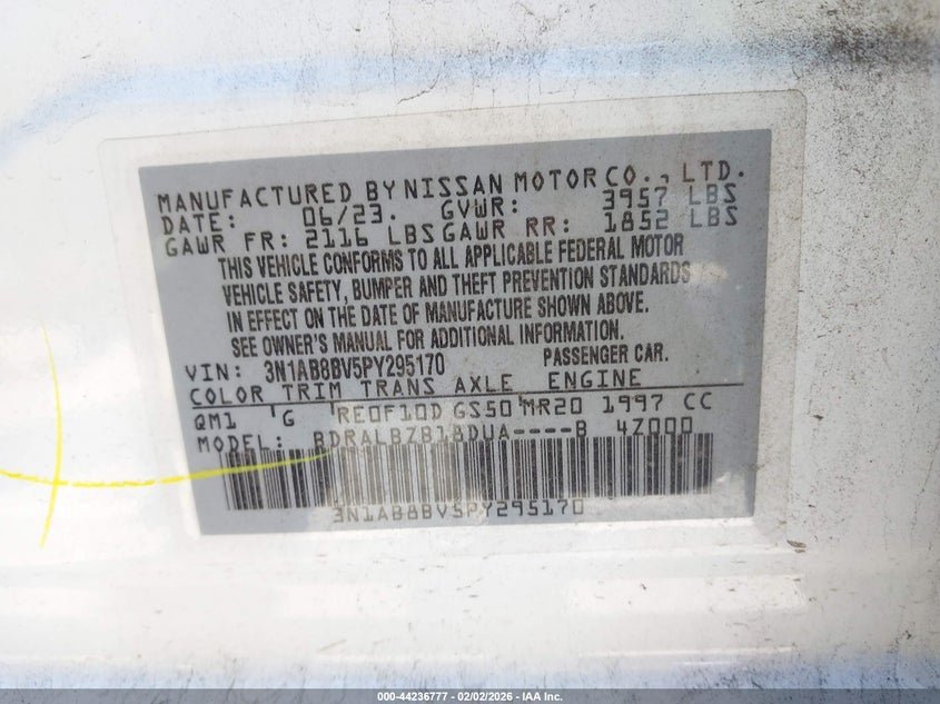 2023 Nissan Sentra S Xtronic Cvt 12