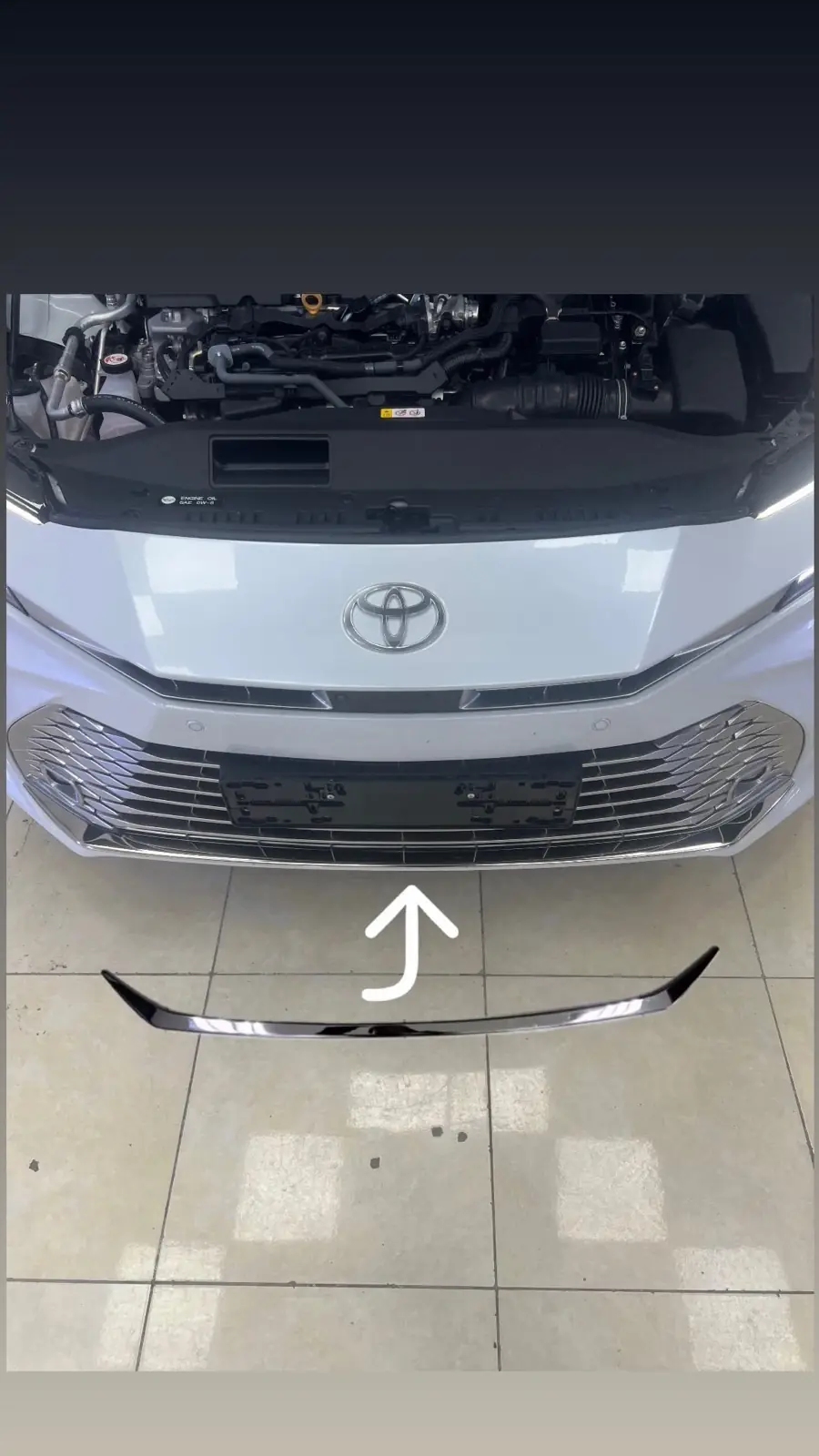 24-26 Camry onki bamper ashagyndaky nikel 2