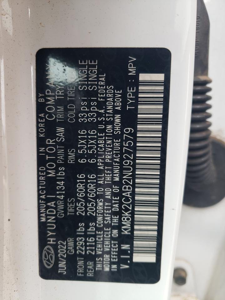 2022 Hyundai Kona Sel 17