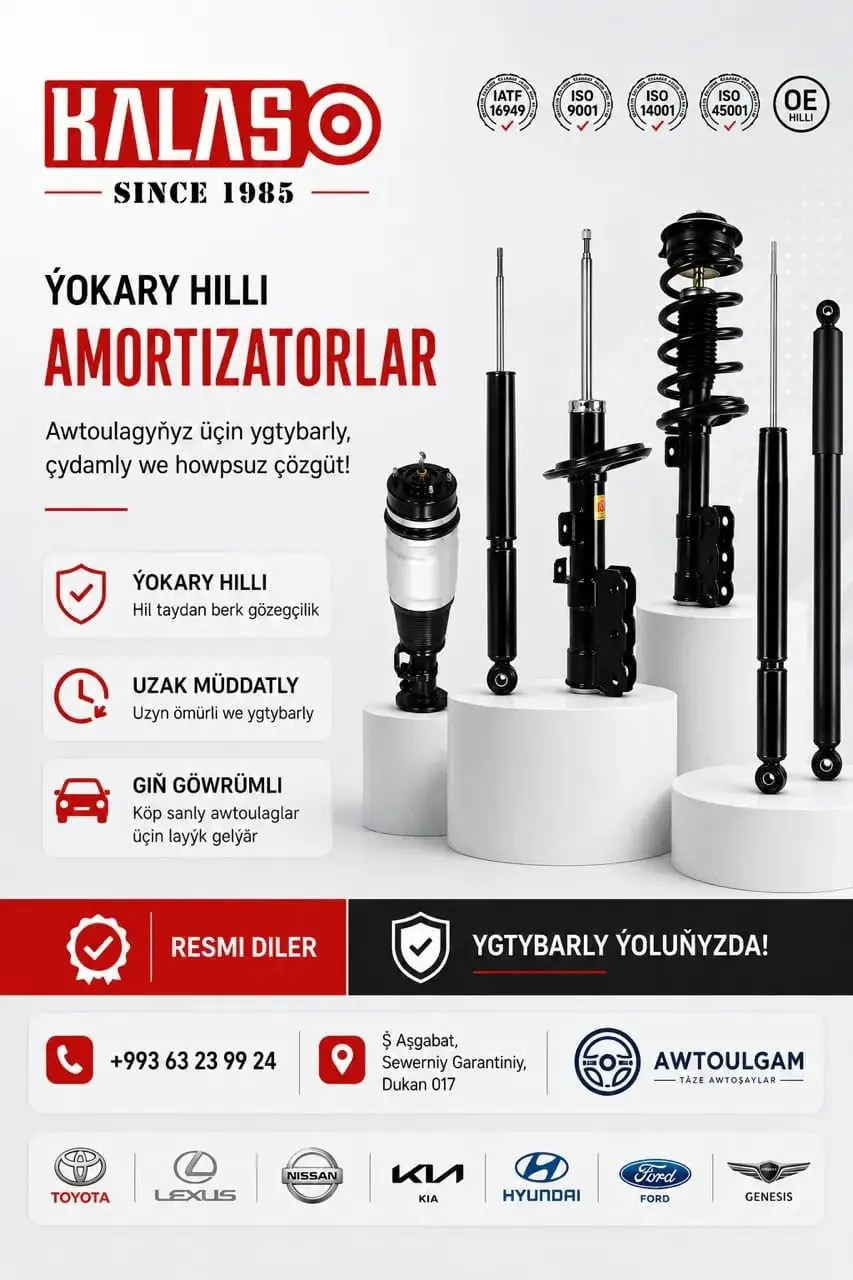 KALASO AMORTIZATORLAR 1