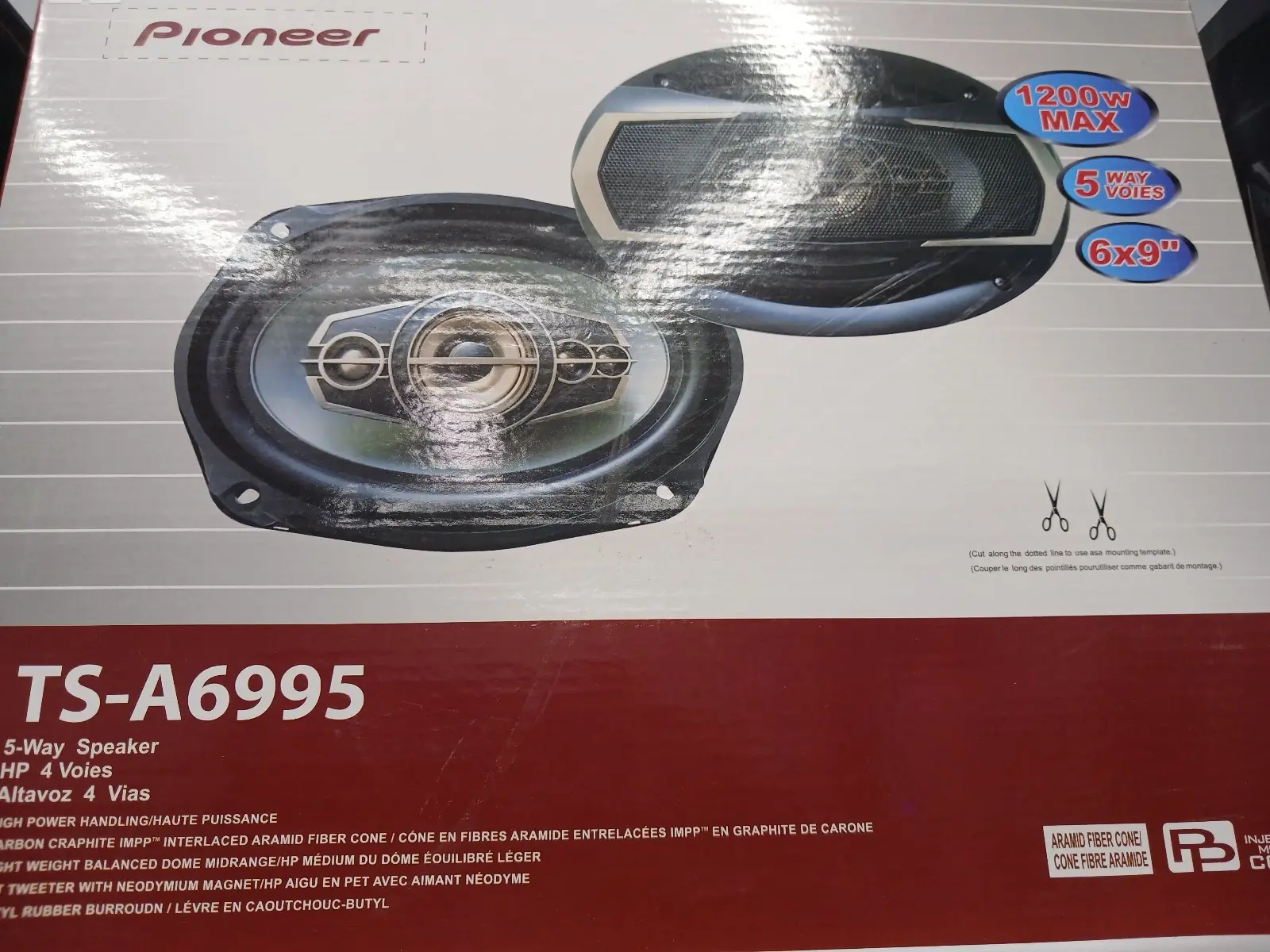 PIONEER KALONKA TS-S6995 1200W MAX 1