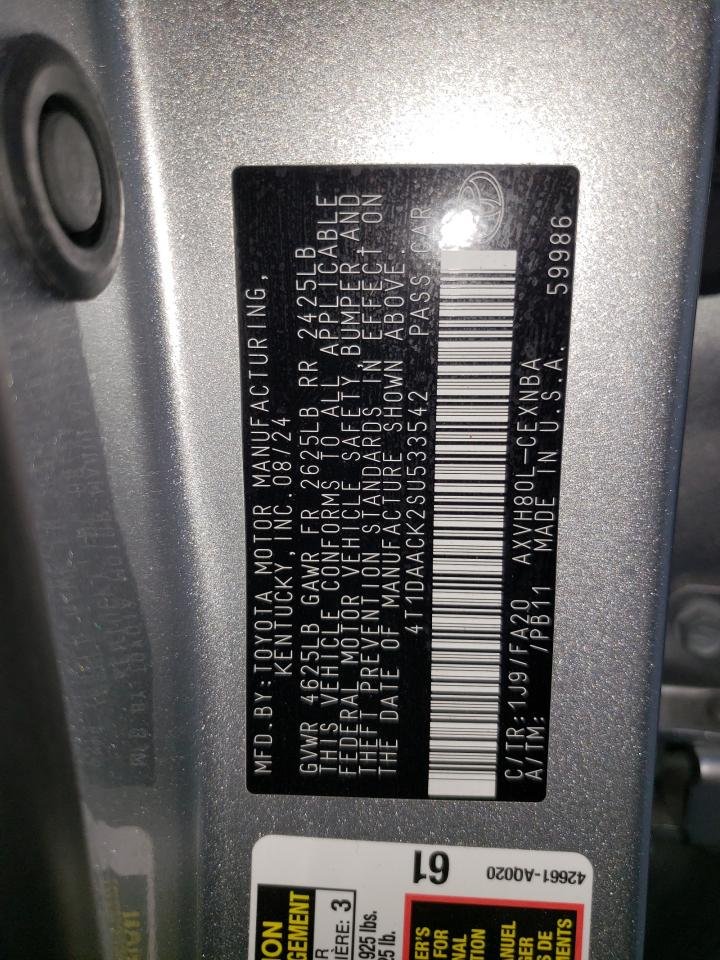 2025 Toyota Camry Xse 19