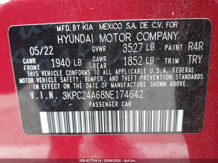 2022 Hyundai Accent Se 17