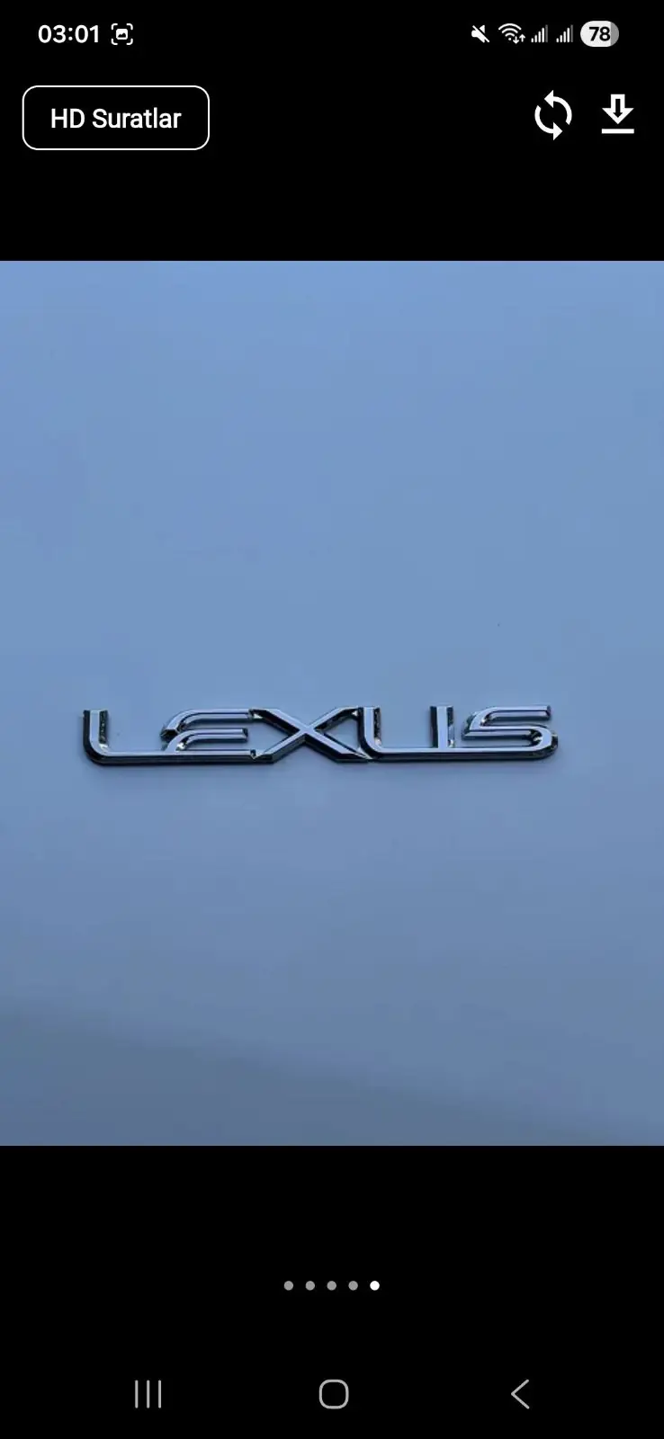 Haliji Lexus ES Emblema Nakleÿka 2016-2018 5