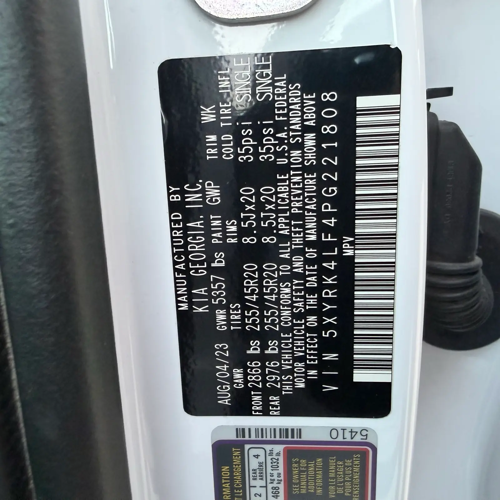 2023 Kia Sorento Sx 7