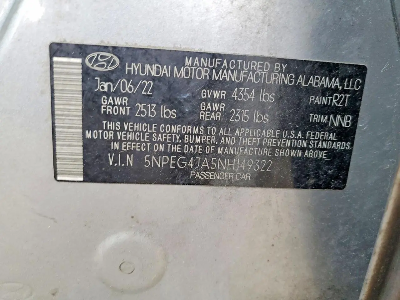 2022 Hyundai Sonata Se 12