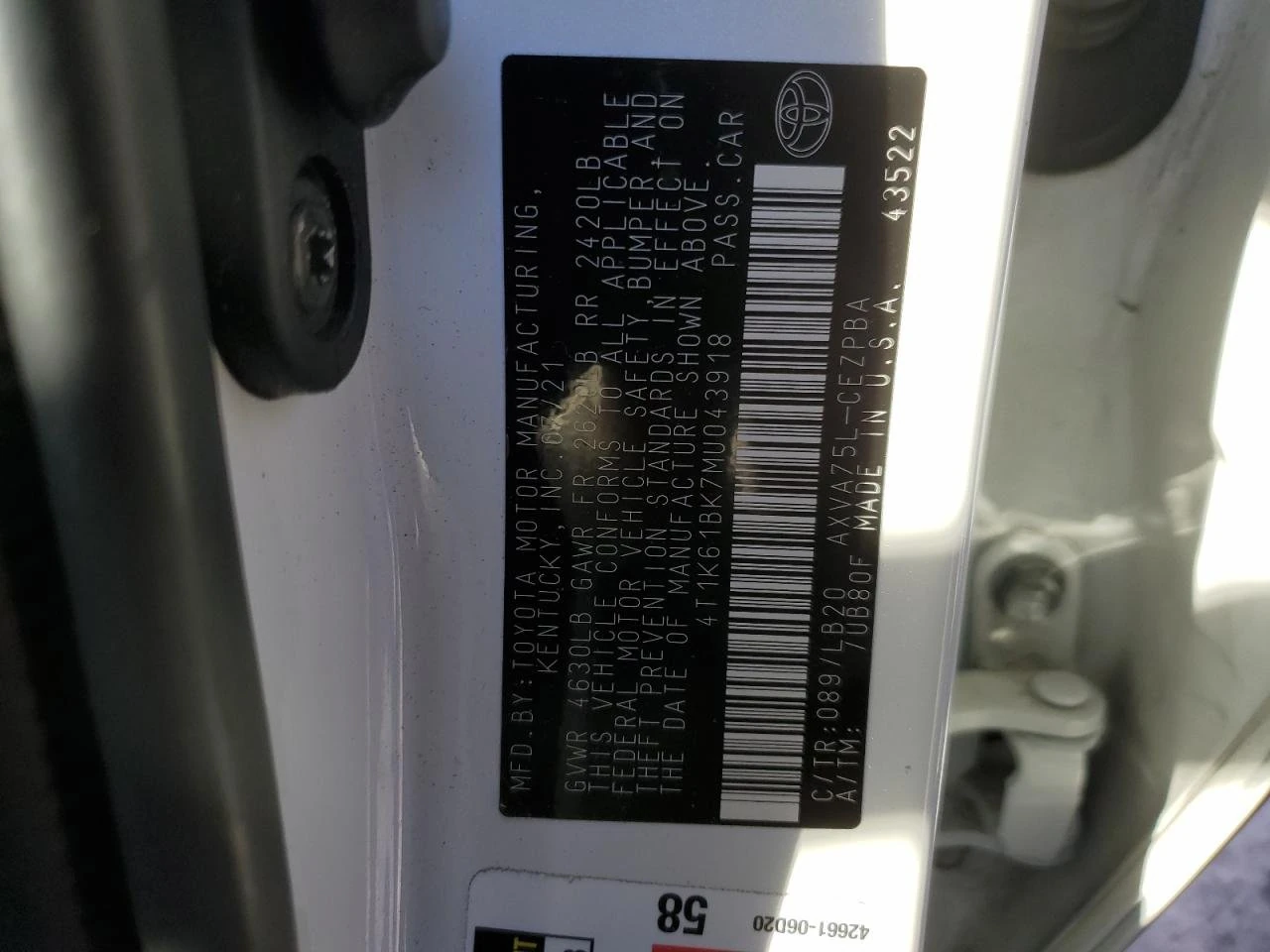 2021 Toyota Camry Xse 21