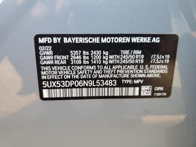 2022 BMW X3 xDrive30I 17