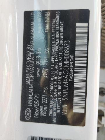2021 Hyundai Elantra Sel 17