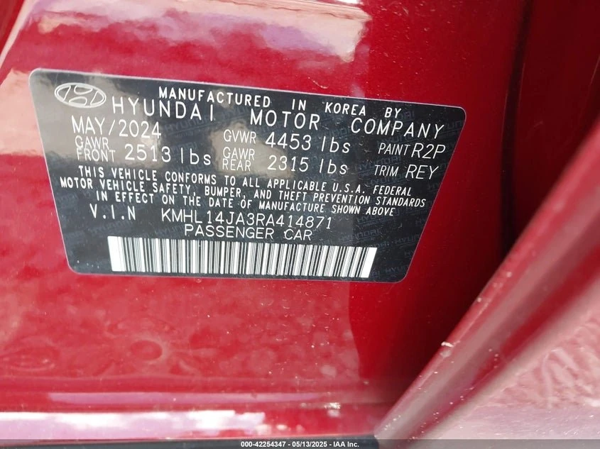 2024 Hyundai Sonata Sel 13