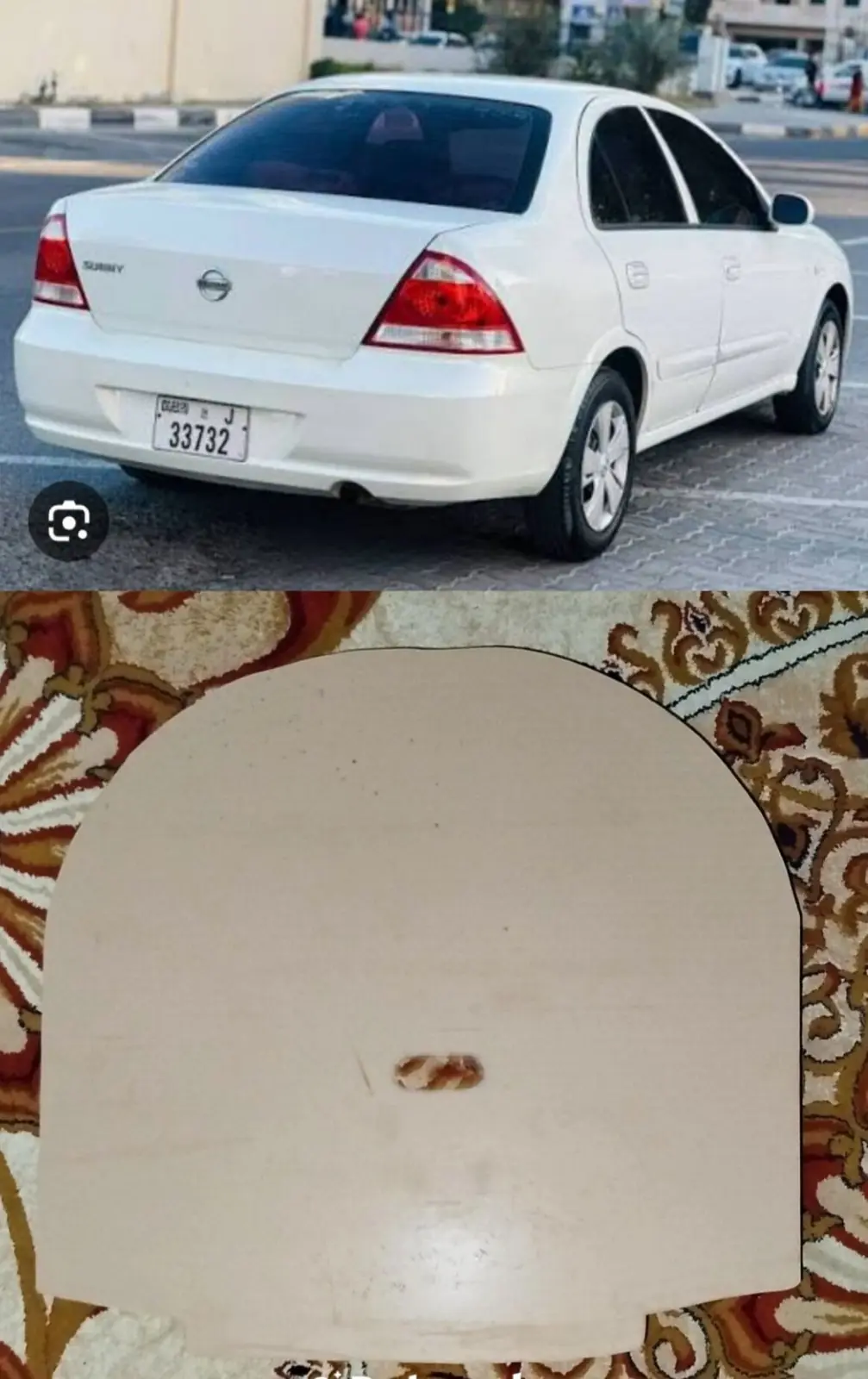 NISSAN SUNNY BAGAŹ FANER MDF 8MM 1