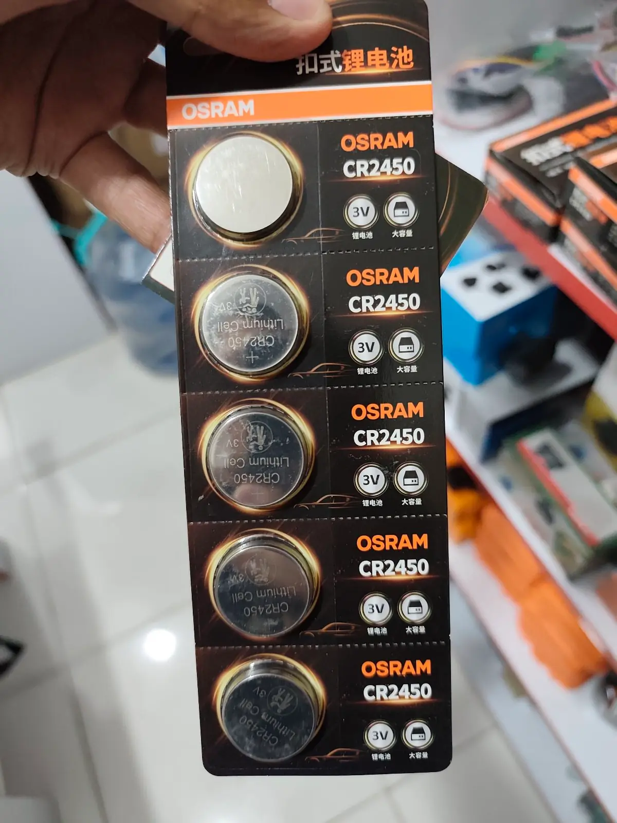 Batarey pult osram varta 4