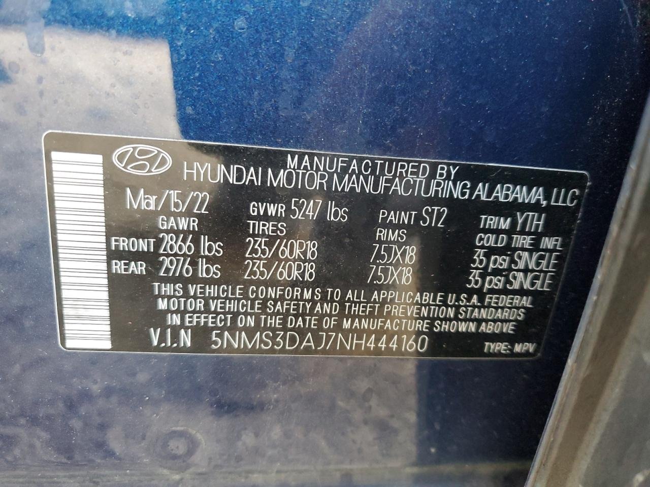 2022 Hyundai Santa Fe Sel 16
