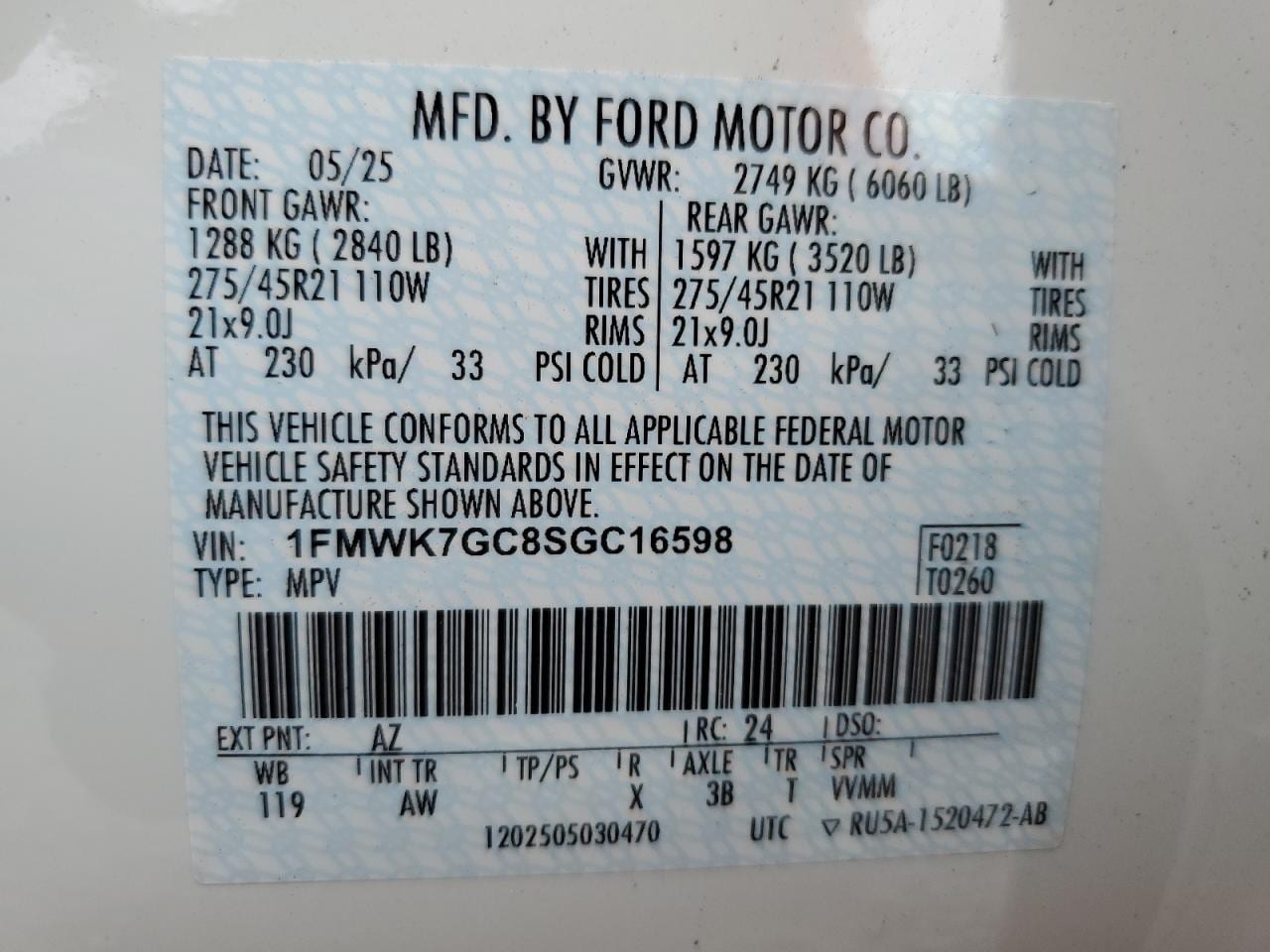 2025 Ford Explorer St 22
