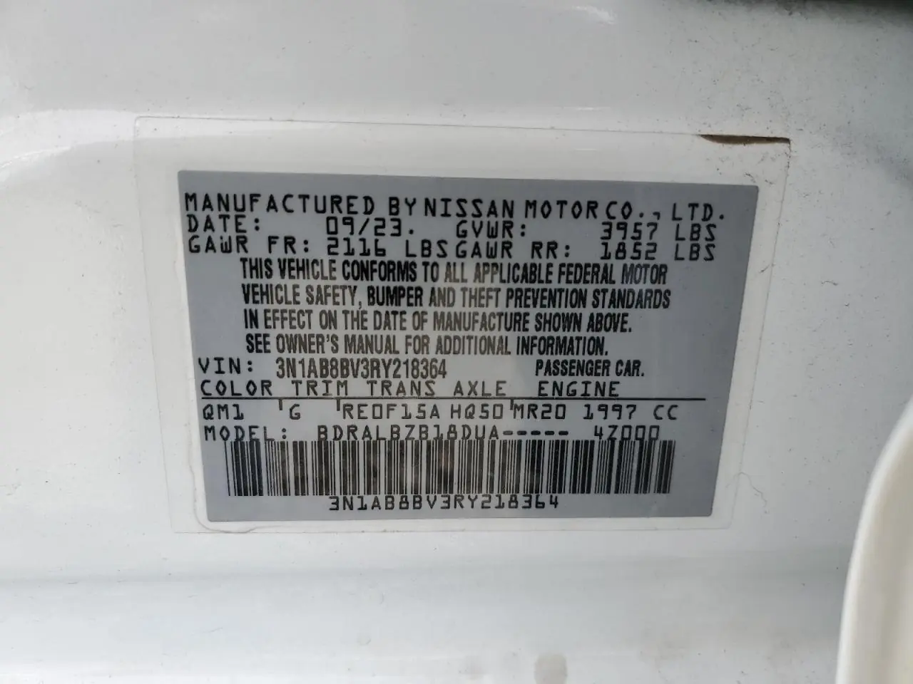 2024 Nissan Sentra S 21