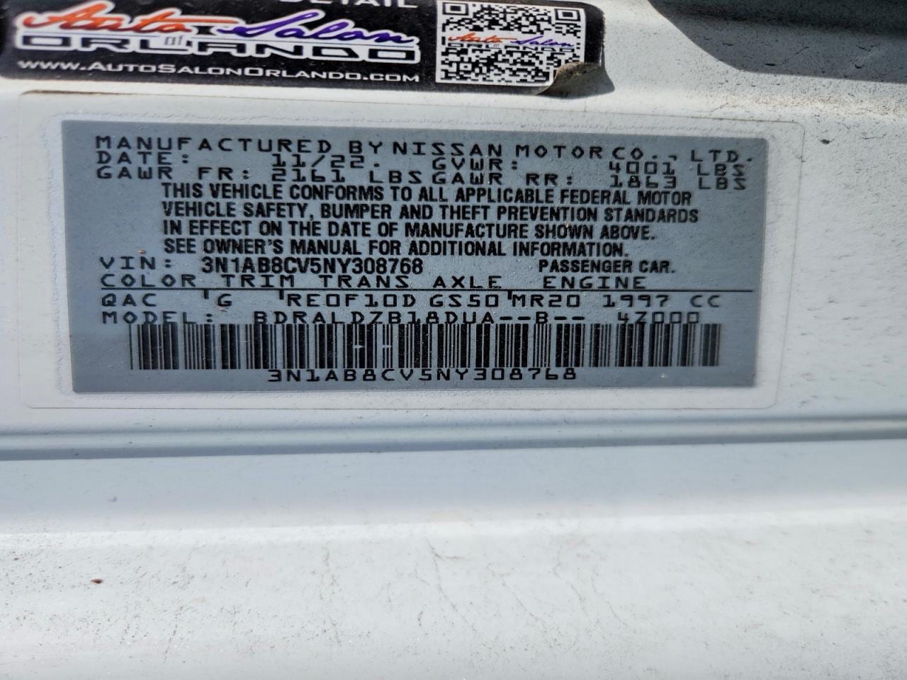 2022 Nissan Sentra Sv 12