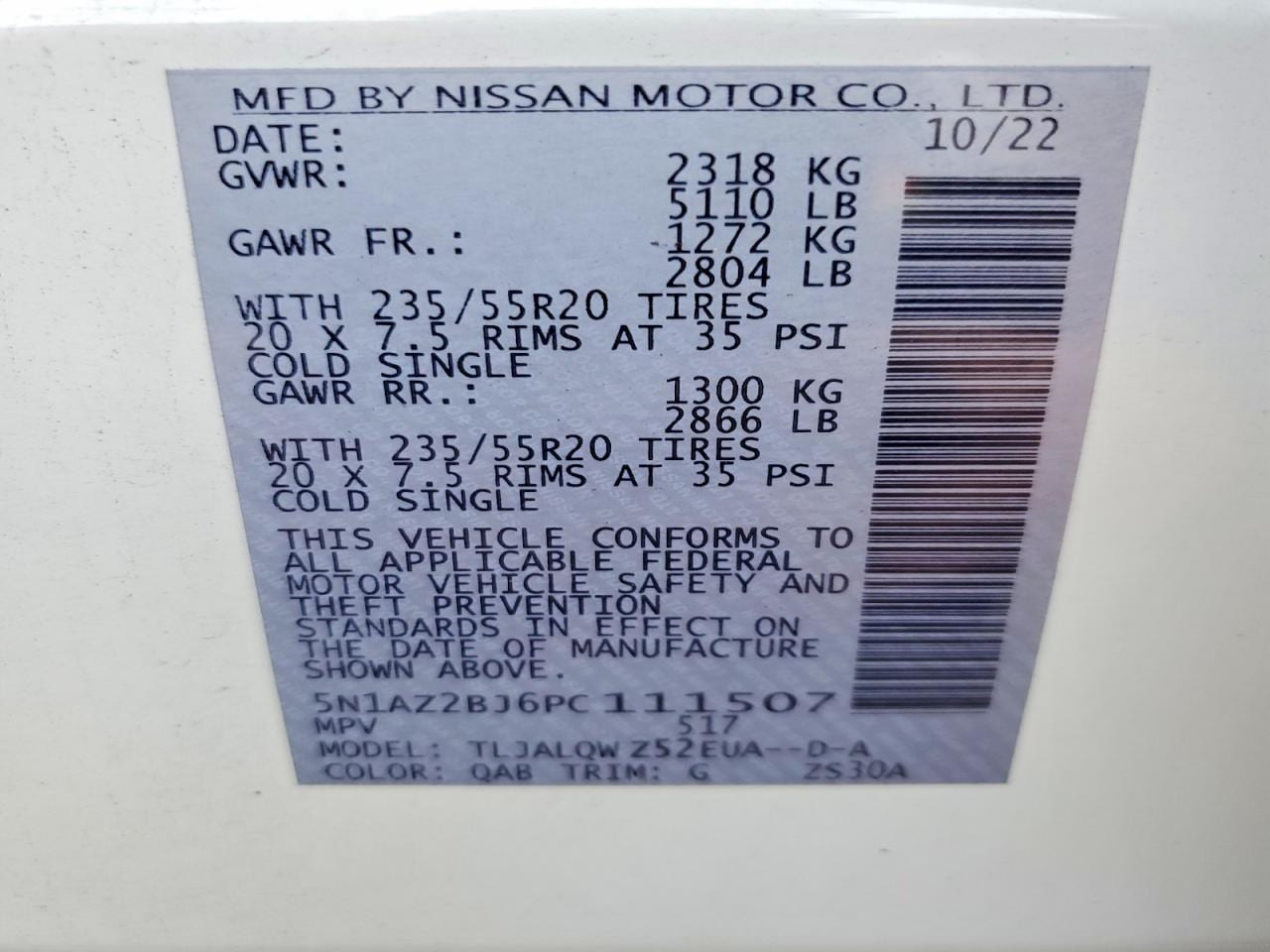 2023 Nissan Murano Sv 22