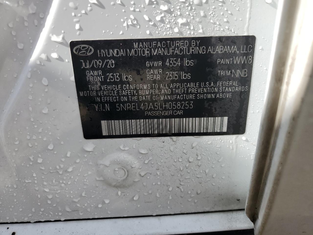 2020 Hyundai Sonata Sel 21