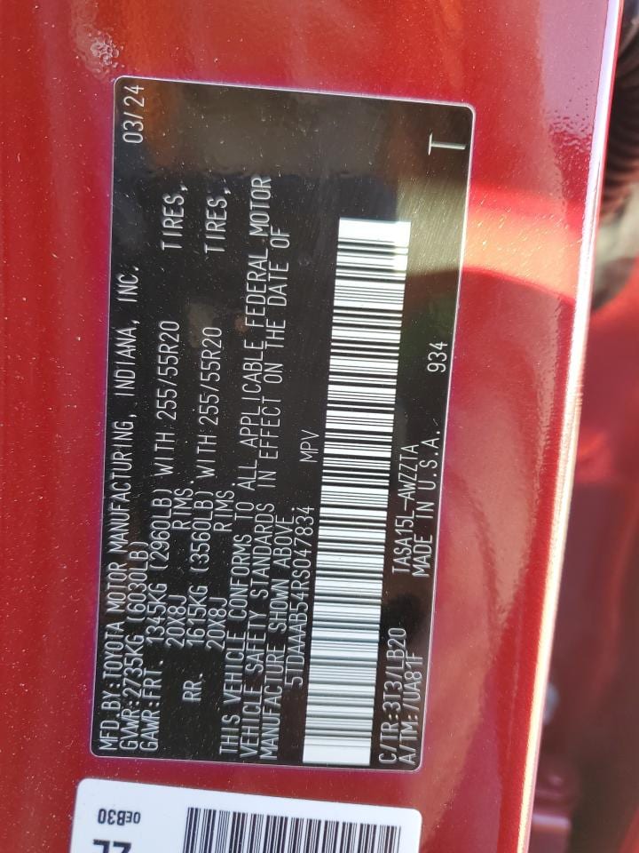 2024 Toyota Grand Highlander Xle 19