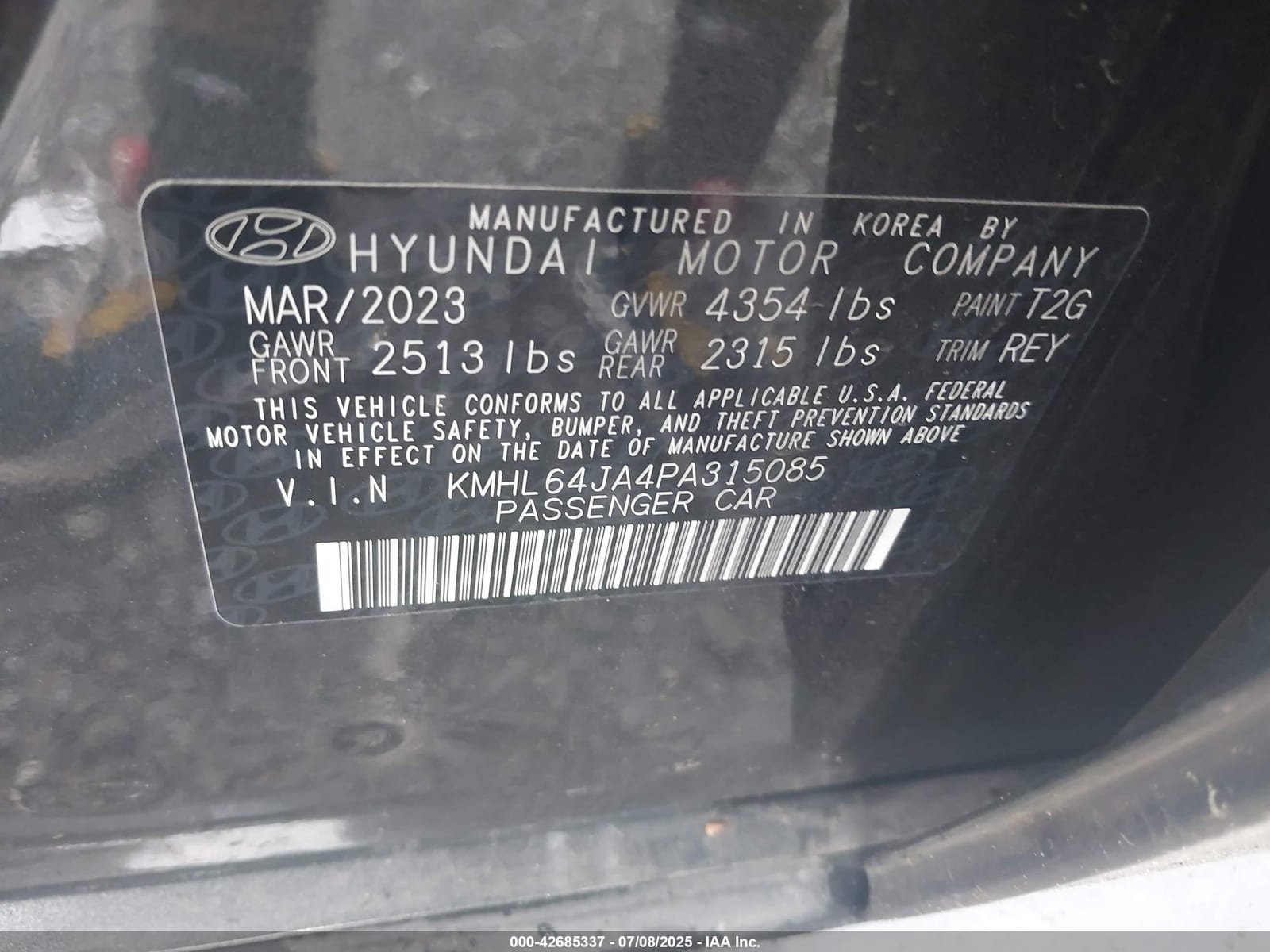 2023 Hyundai Sonata Sel 9